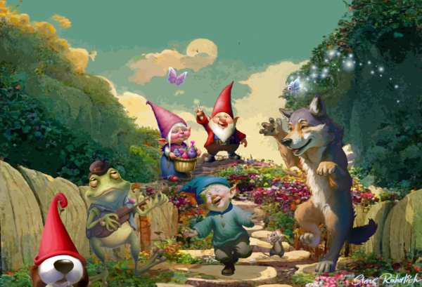 Gnomes Fantasy Kids Art